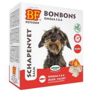 Schapenvet bonbon mini zalm 80 stuks